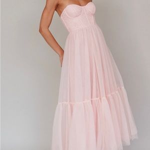 Blush Pink Tulle Dress